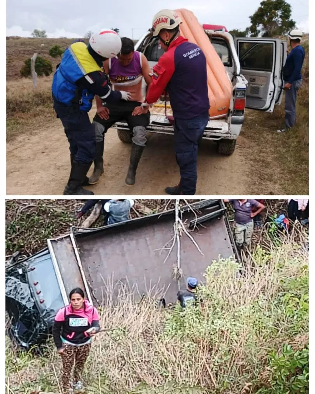 Diario Frontera, Frontera Digital,  Sucesos, ,Trágico vuelco en Lagunillas de Mérida deja un fallecido y dos heridos