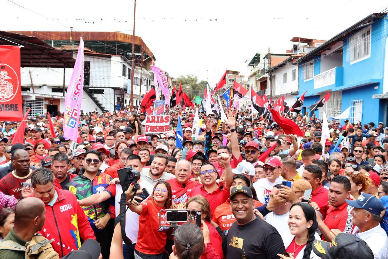 Diario Frontera, Frontera Digital,  Politica, ,Municipio Libertador marchó con respaldo Arnaldo Sánchez