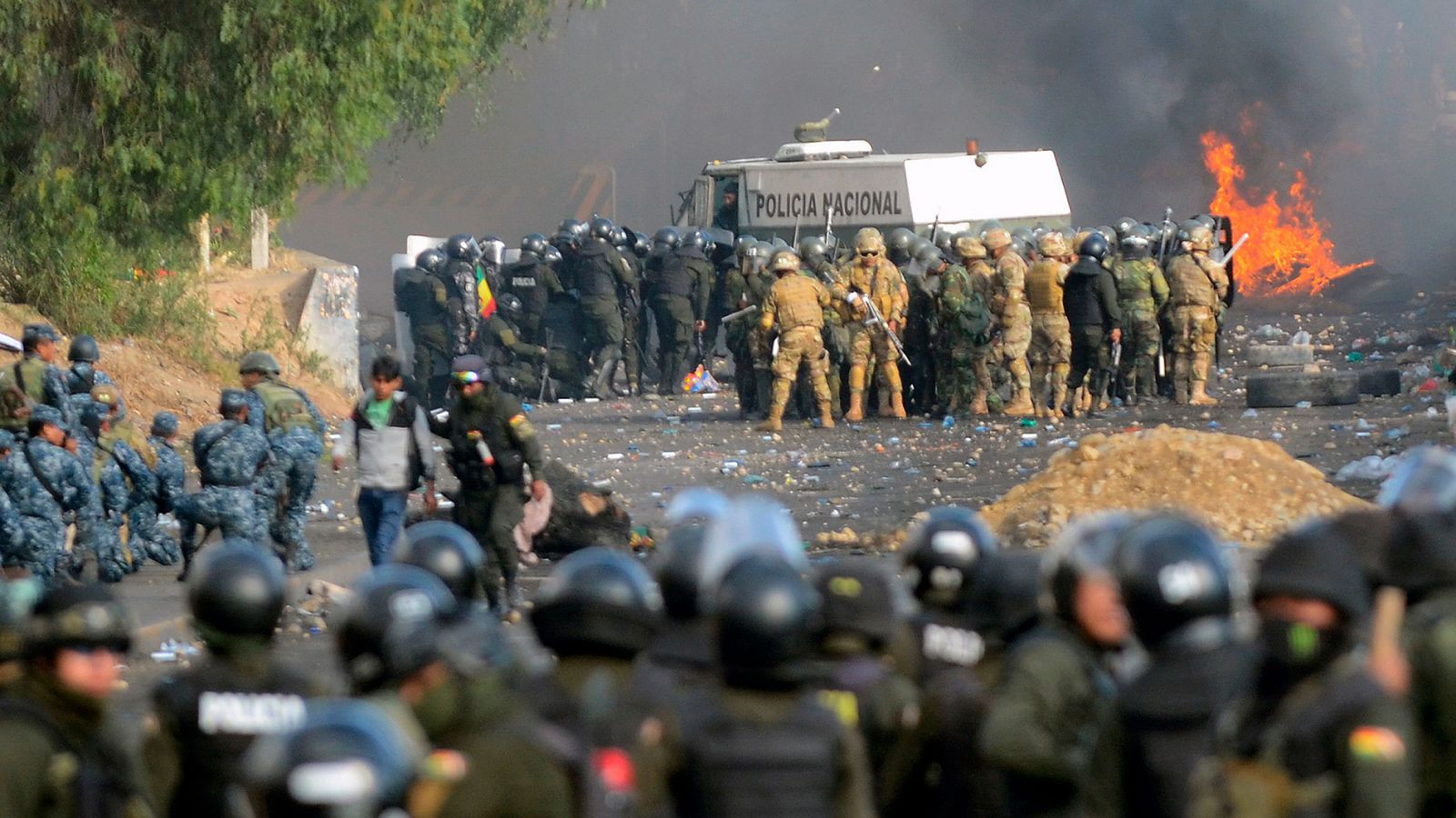 Diario Frontera, Frontera Digital,  Internacionales, ,Violencia en Bolivia: cinco muertos en enfrentamientos 
entre la policía y seguidores de Evo Morales