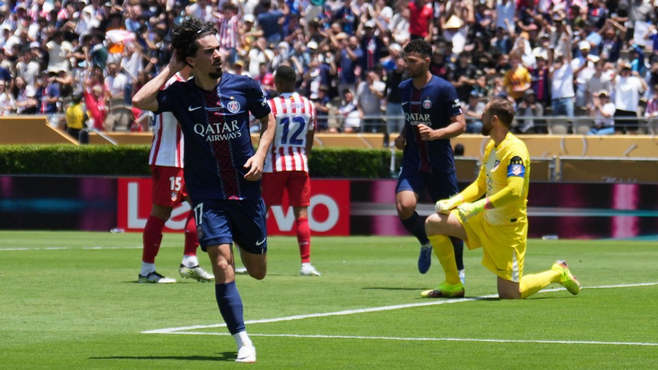 Diario Frontera, Frontera Digital,  Deportes, ,El PSG exhibe su favoritismo en el Mundial de Clubes con goleada 4-0 al Atlético de Madrid