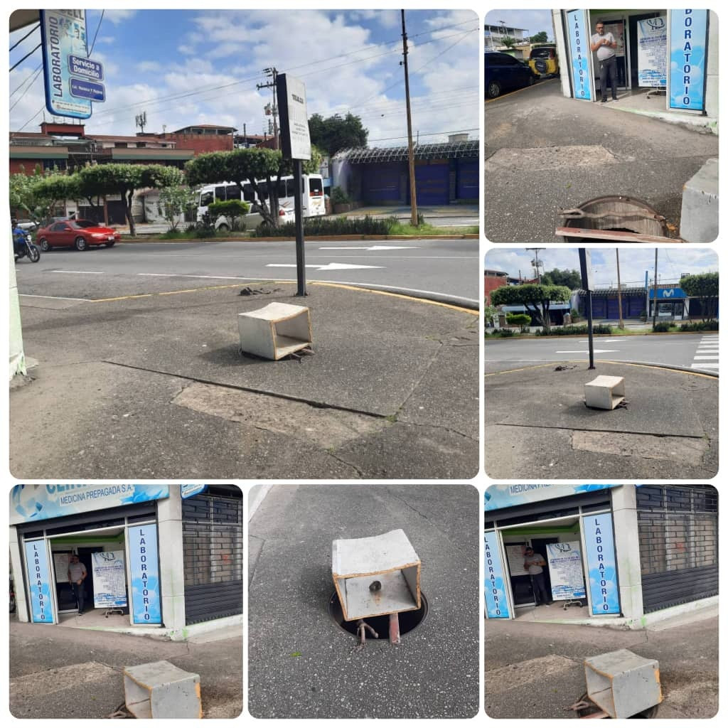 Diario Frontera, Frontera Digital,  El Vigía Panamericana, ,Se requiere las tapas de drenajes en la avenida Bolívar de El Vigía