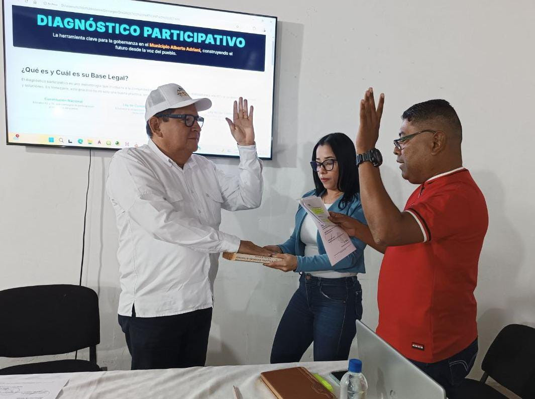 Diario Frontera, Frontera Digital,  El Vigía Panamericana, ,Alcalde Lisandro Segura juramentado como presidente del CLPP de Alberto Adriani