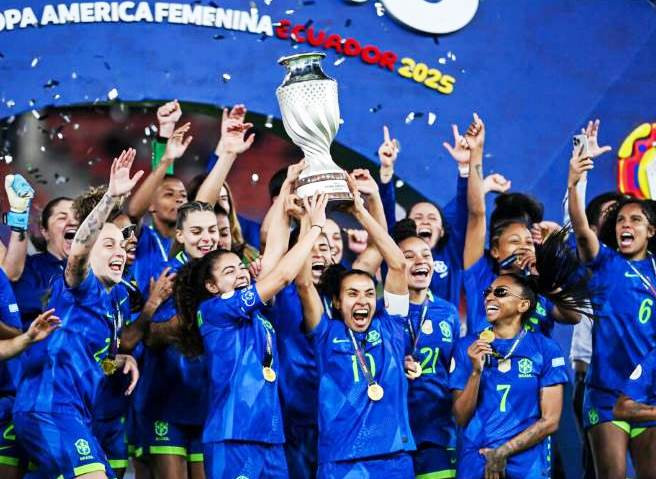 Diario Frontera, Frontera Digital,  Deportes, ,Brasil vence a Colombia y gana la Copa América Femenina 2025