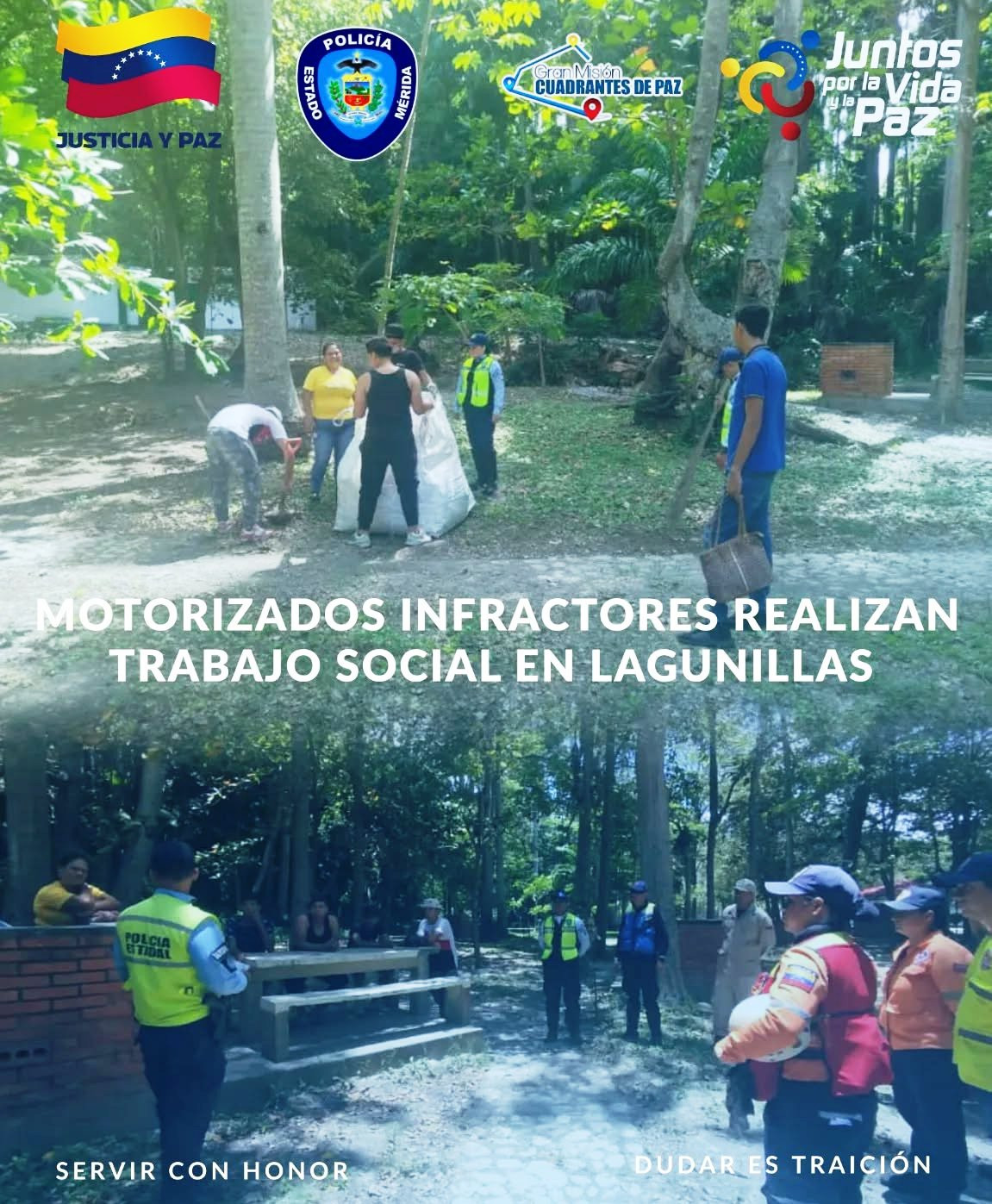 Diario Frontera, Frontera Digital,  Sucesos, ,Motorizados sancionados realizaron Jornada de Limpieza y Saneamiento 
del parque Yohama en Sucre