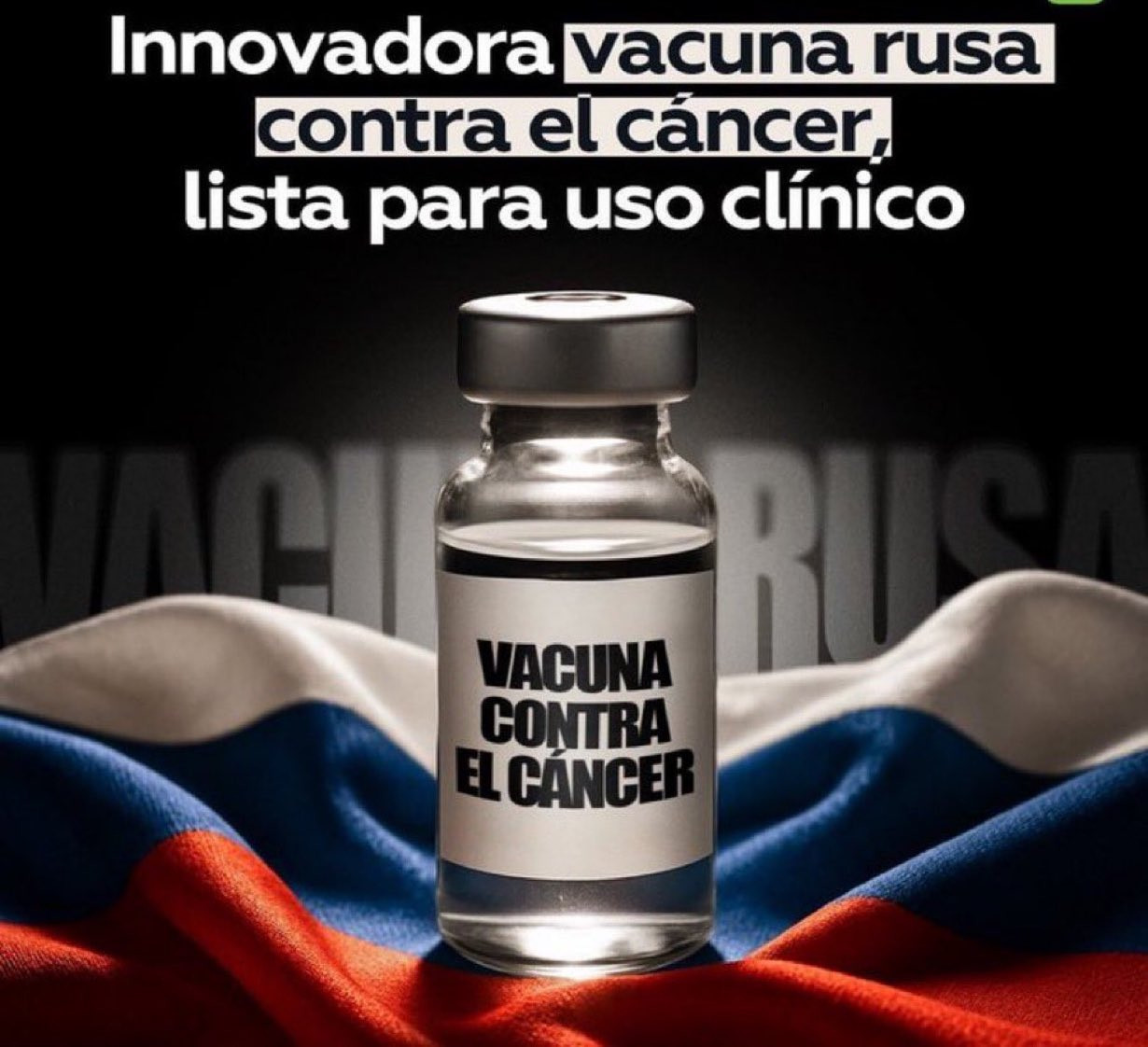 Diario Frontera, Frontera Digital,  Salud, ,La innovadora vacuna rusa contra el cáncer está lista para su uso clínico