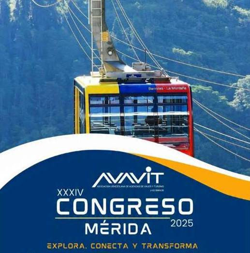 Diario Frontera, Frontera Digital,  Regionales, ,El XXXIV Congreso de la Asociación Venezolana de Agencias de Viajes y Turismo (AVAVIT) se llevará a cabo en Mérida, Venezuela, del 29 de octubre al 1 de noviembre de 2025, con el objetivo de fomentar la innovación y optimización del sector turístico,Aventura y negocios en la agenda del XXXIV Congreso de Avavit en Mérida