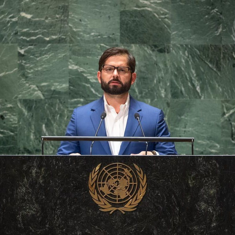 Diario Frontera, Frontera Digital,  Internacionales, ,Gabriel Boric ante la 80ª sesión de la Asamblea General de la ONU, este martes. Pamela Smith (AP),Boric anuncia la candidatura de Bachelet para liderar la ONU: 
“Una figura capaz de tender puentes entre el norte y el sur”