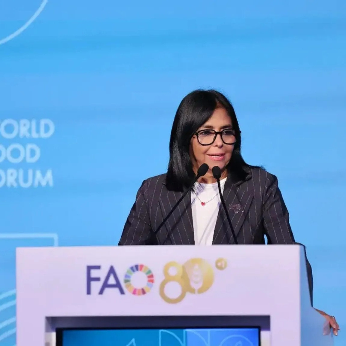 Frontera Digital,  Nacionales,  Delcy Rodríguez anunció en el foro de la FAO el plan “Venezuela Alimenta” y una ley para la producción local
