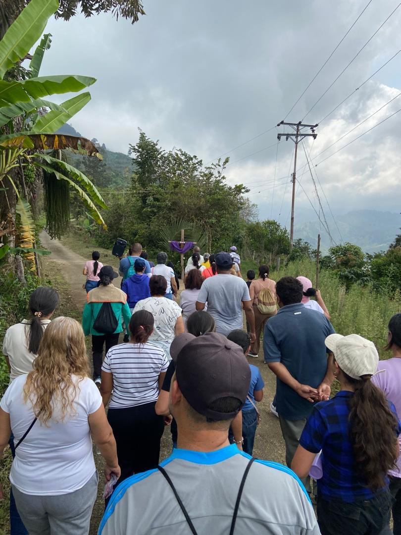 Diario Frontera, Frontera Digital,  Mocoties, ,Feligresía de Zea peregrinó hacia San Juan en un emotivo segundo Viacrucis de Cuaresma