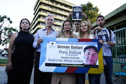 Diario Frontera, Frontera Digital,  Internacionales, ,Familia pide ayuda a diplomática estadounidense por Germán Giuliani detenido en Venezuela