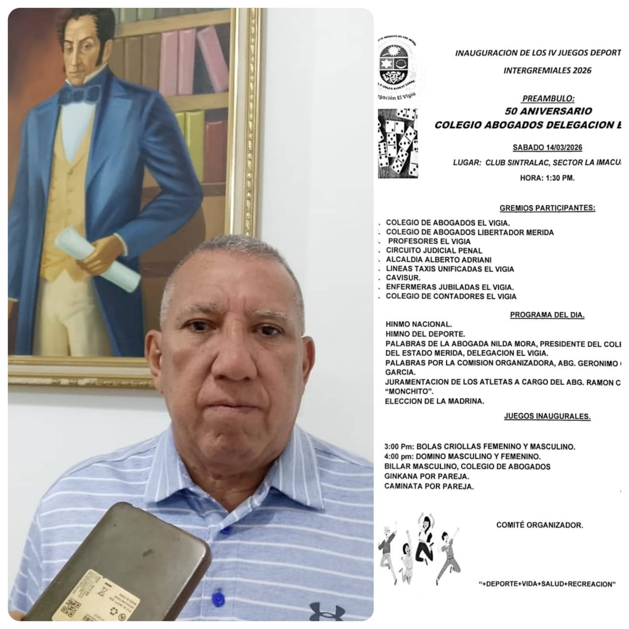 Diario Frontera, Frontera Digital,  El Vigía Panamericana, ,Este sábado serán inaugurados los IV Juegos Deportivos Gremiales e Institucionales en El Vigía