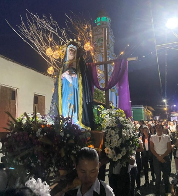 Diario Frontera, Frontera Digital,  Regionales, ,El encuentro culminó en el templo parroquial, donde los devotos buscaron consuelo frente a la imagen de la Madre de Dios,Con fe y devoción: Zea da inicio a la Semana Santa con el tradicional Viernes de Concilio