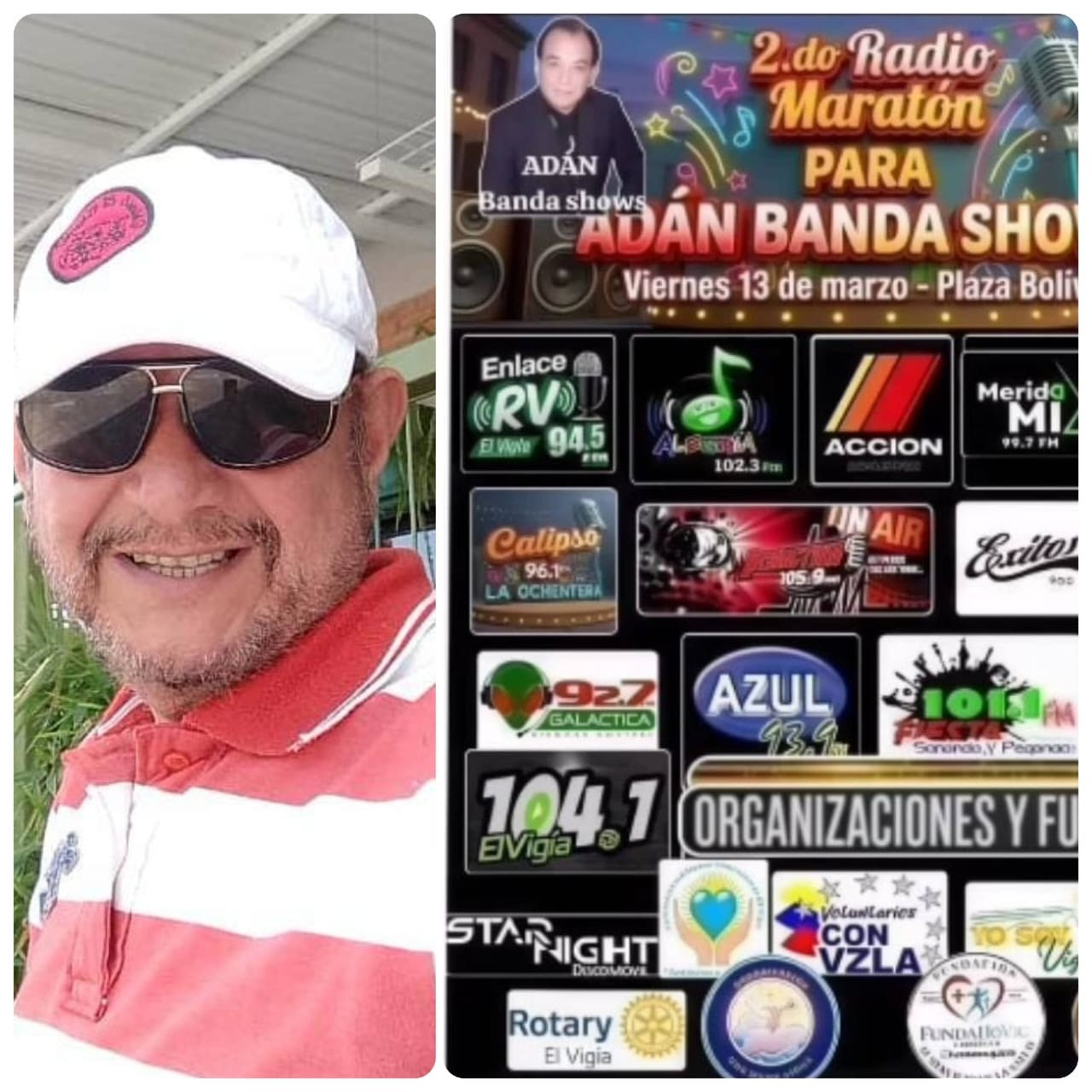 Frontera Digital,  El Vigía Panamericana,  Segundo radio maratón en beneficio de Adán Uzcategui en El Vigía