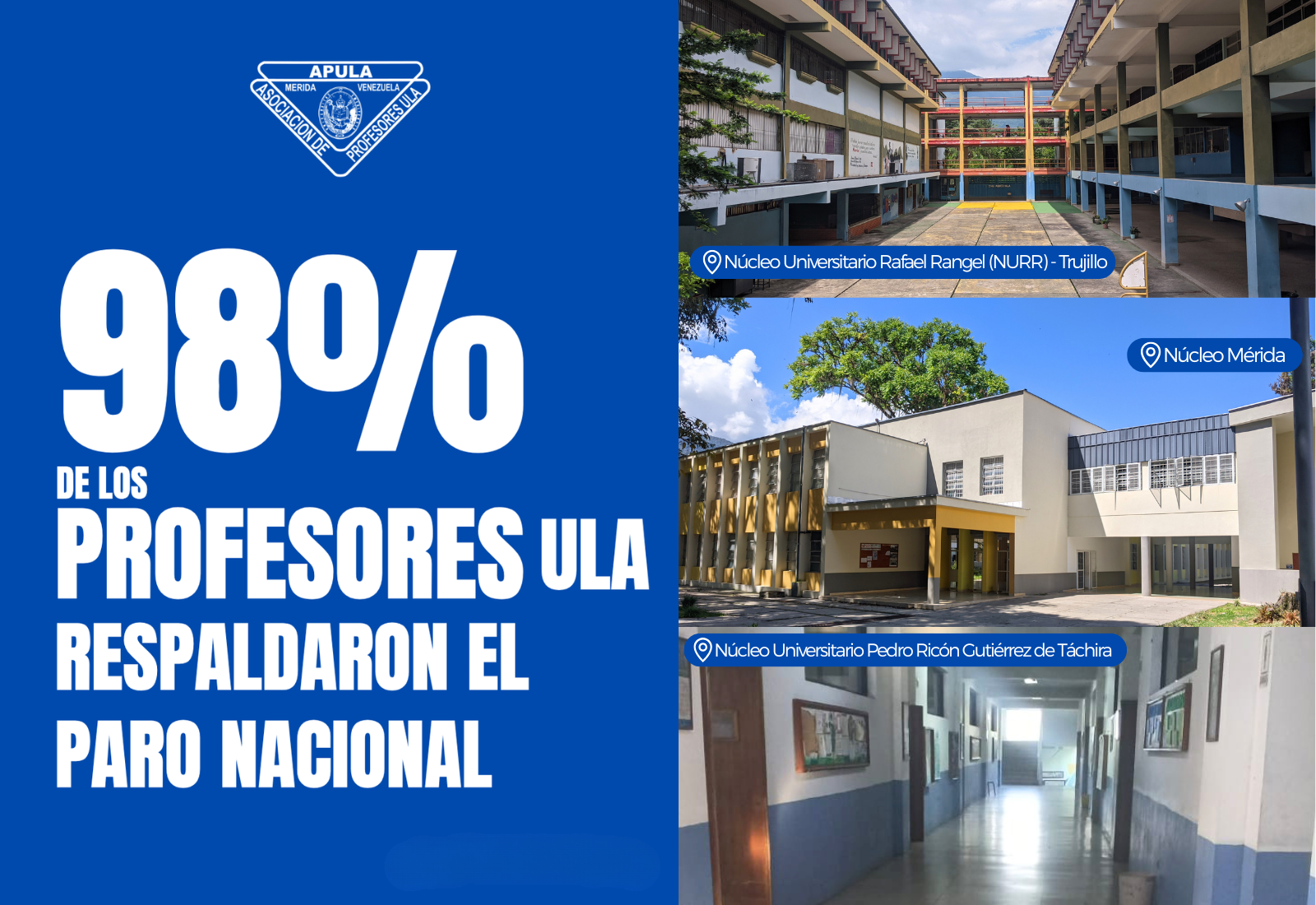 Diario Frontera, Frontera Digital,  Regionales, ,Profesores de la ULA acatan con 98% el llamado a paralización