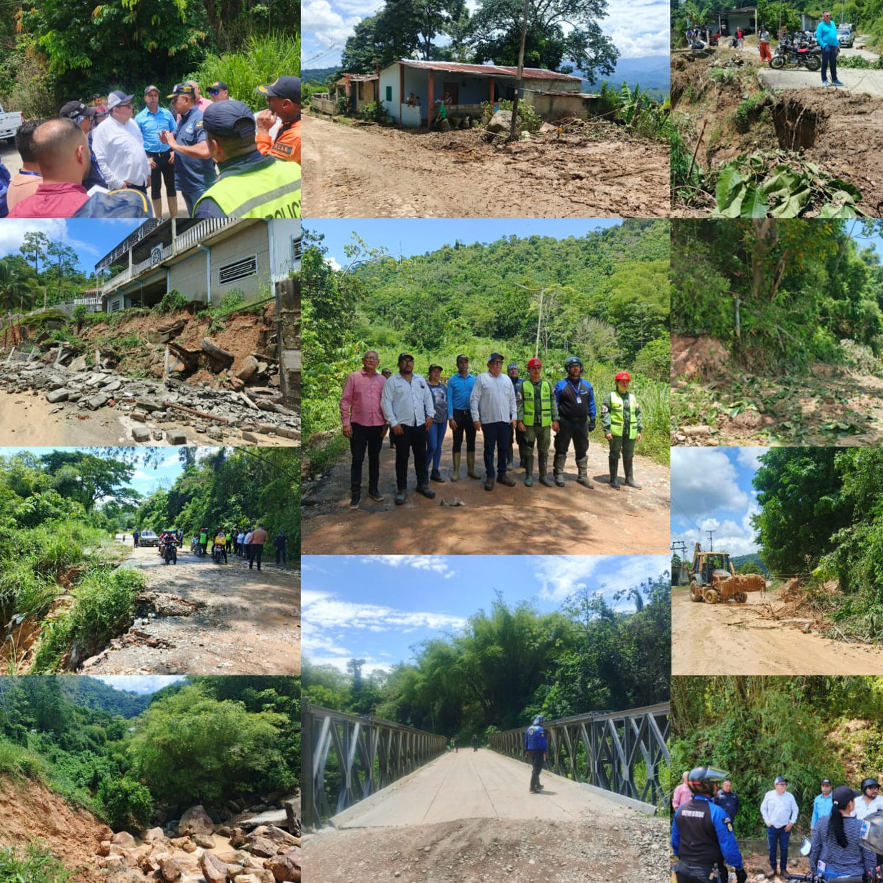 Frontera Digital,  El Vigía Panamericana,  Gestión de Lisandro Segura atiende afectaciones por lluvias en La Palmita