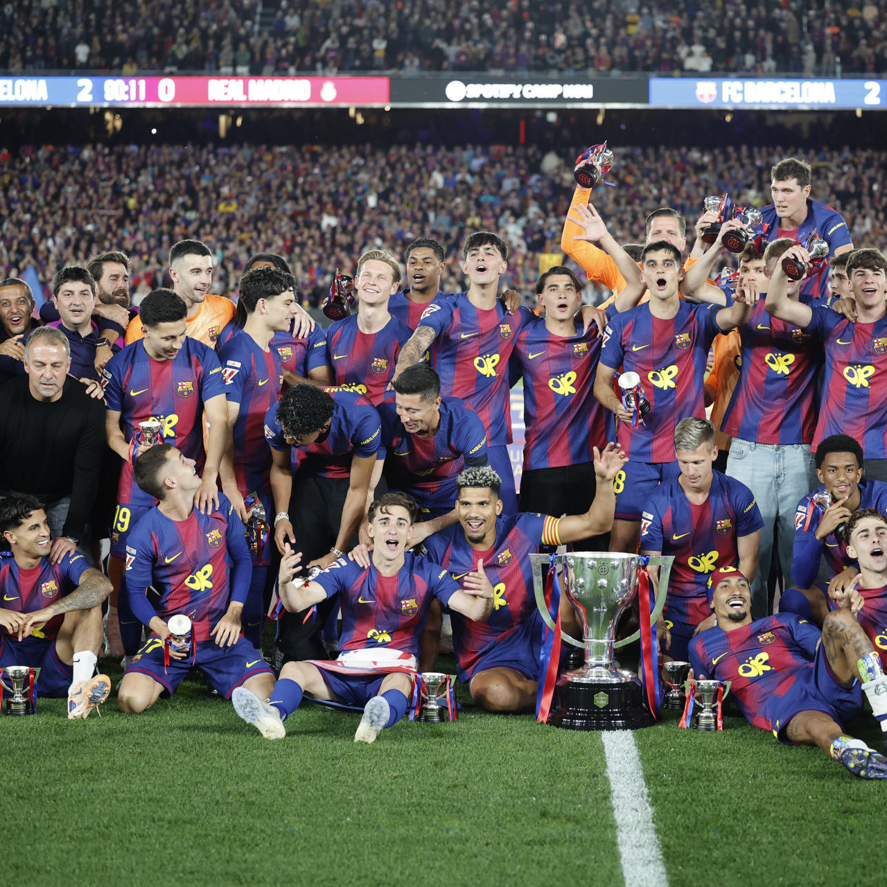 Frontera Digital, Diario Frontera, Barcelona conquistó su segunda Liga consecutiva con triunfo de 2 goles por 0 sobre el Real Madrid