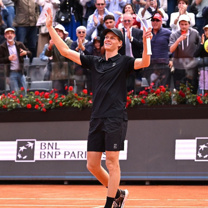 Frontera Digital,  Deportes,  Jannik Sinner se corona en Roma y establece nuevos récords históricos en el tenis mundial