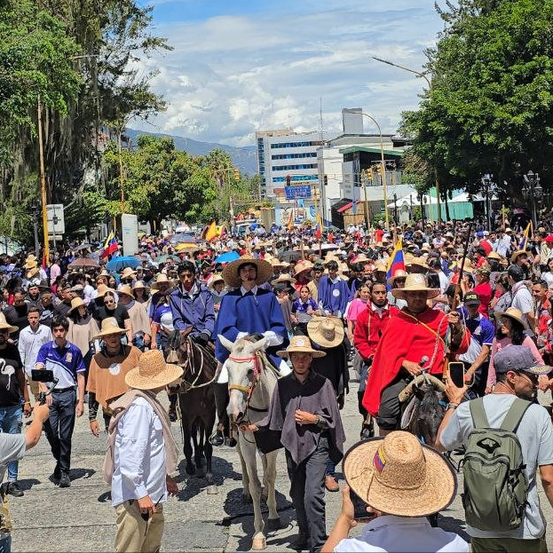 Frontera Digital,  Regionales,  Mérida revivió la gloria de Bolívar con orgullo y patriotismo