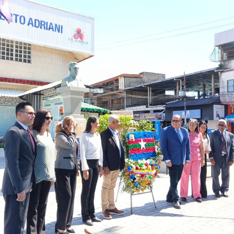 Frontera Digital,  El Vigía Panamericana,  El Vigía conmemora con civismo el 128° aniversario del natalicio del Dr. Alberto Adriani