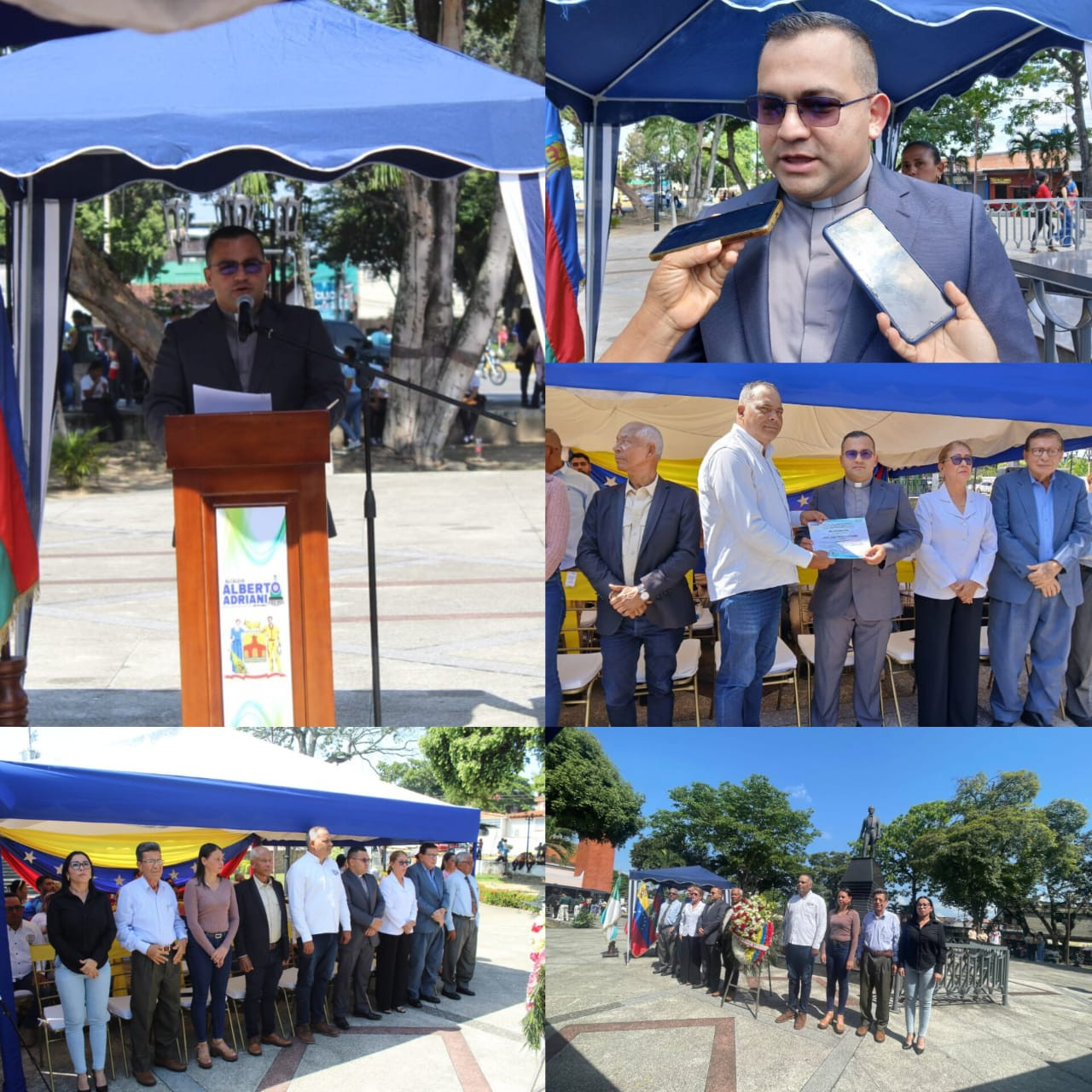 Frontera Digital, Diario Frontera, Alcaldía de Alberto Adriani rindió honores por los 205 años de la Batalla de Carabobo
