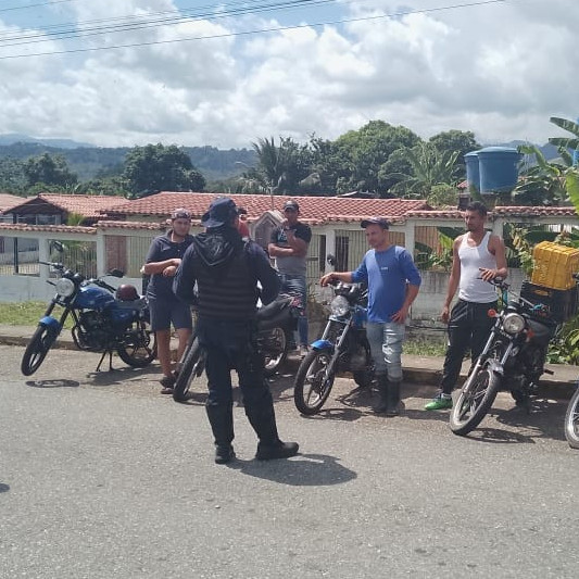 Frontera Digital,  Regionales,  Policía Rural inicia campaña de concientización vial para motorizados 
en la parroquia Caño El Tigre del municipio Zea