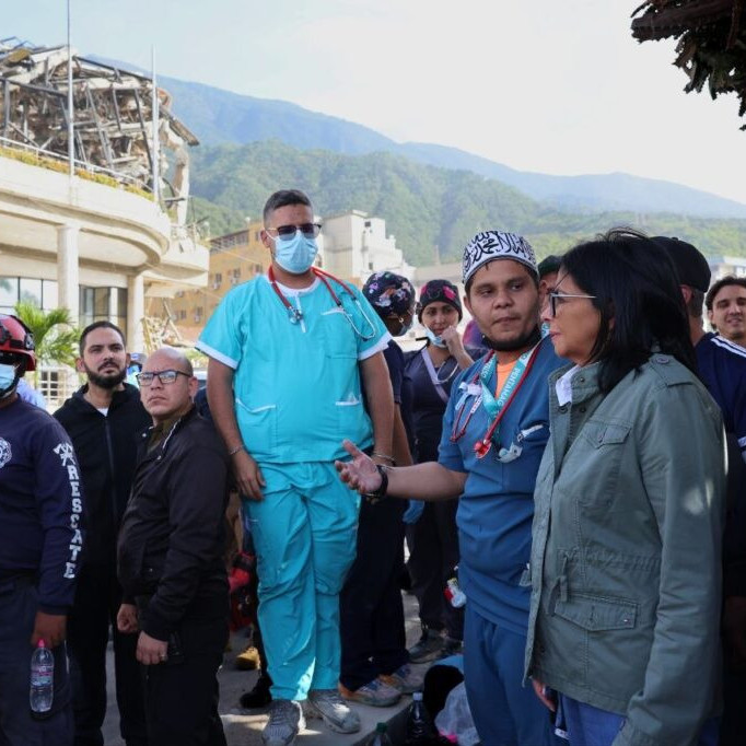 Frontera Digital,  Nacionales,  Encuesta AtlasIntel y Bloomberg revela masivo descontento con la gestión de Delcy tras terremotos