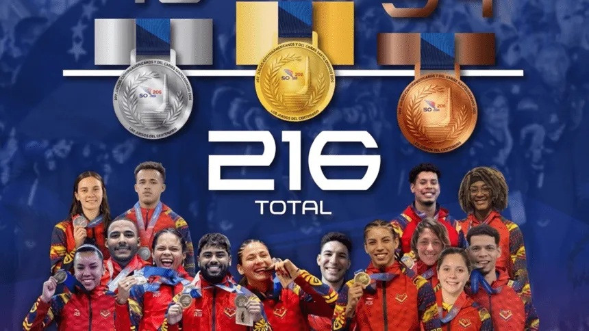 Diario Frontera, Frontera Digital,  Deportes, ,Venezuela suma 216 medallas en los Juegos Centroamericanos y del Caribe 2026