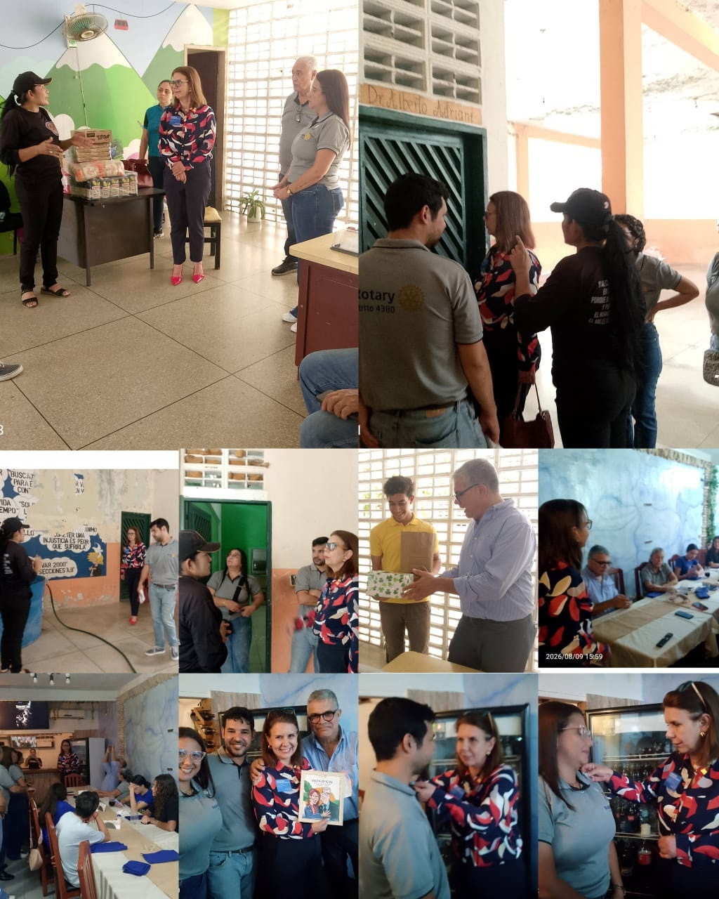 Diario Frontera, Frontera Digital,  El Vigía Panamericana, ,Morales Mercado agregó que acompañaron a los jóvenes de Rotaract Sur del Lago en la jornada “Belleza con Propósito”, donde se recibieron alimentos y medicamentos a cambio de servicios de peluquería,Rotary El Vigía recibió la visita de la Gobernadora del Distrito 4380 de Rotary Internacional