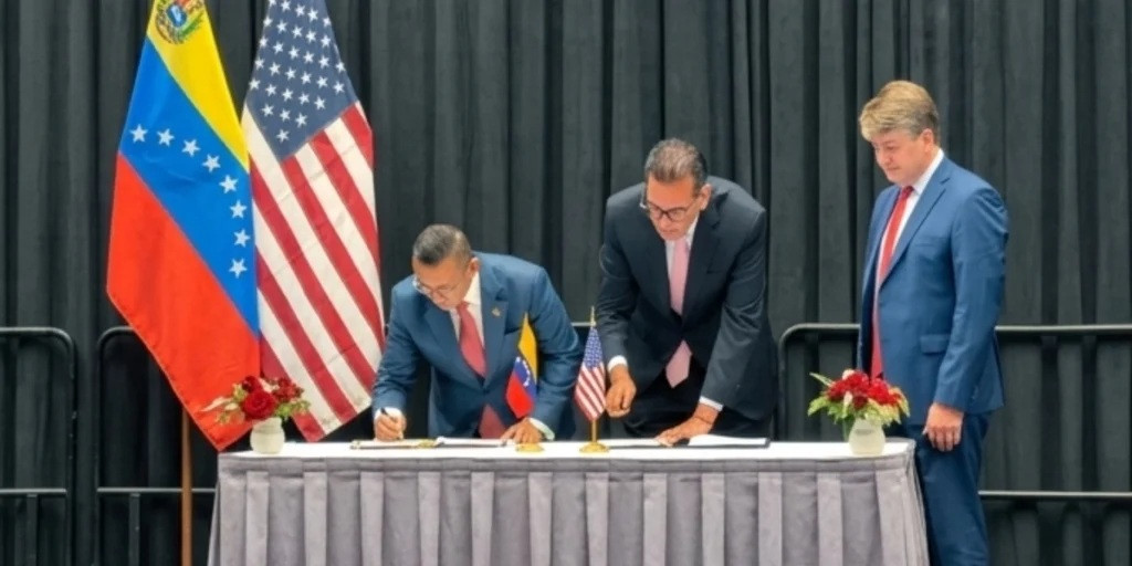 Diario Frontera, Frontera Digital,  Nacionales, ,Venezuela suscribe acuerdos con Hunt Oil y SLB para impulsar desarrollo de campos petroleros