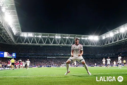 Diario Frontera, Frontera Digital,  Deportes, ,En el tramo final del encuentro, Carlos Espí apareció como protagonista. Al minuto 90, el delantero recibió una asistencia tras una jugada de Mbappé y definió ante la salida del guardameta del Espanyol para darle el triunfo al conjunto madridista.,Espí da la primera victoria al Madrid de Mou con golazo de último minuto