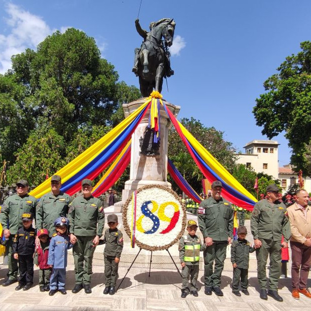 Frontera Digital,  Regionales,  En plaza Bolívar y Basílica Menor GNB celebró 89 años de su fundación