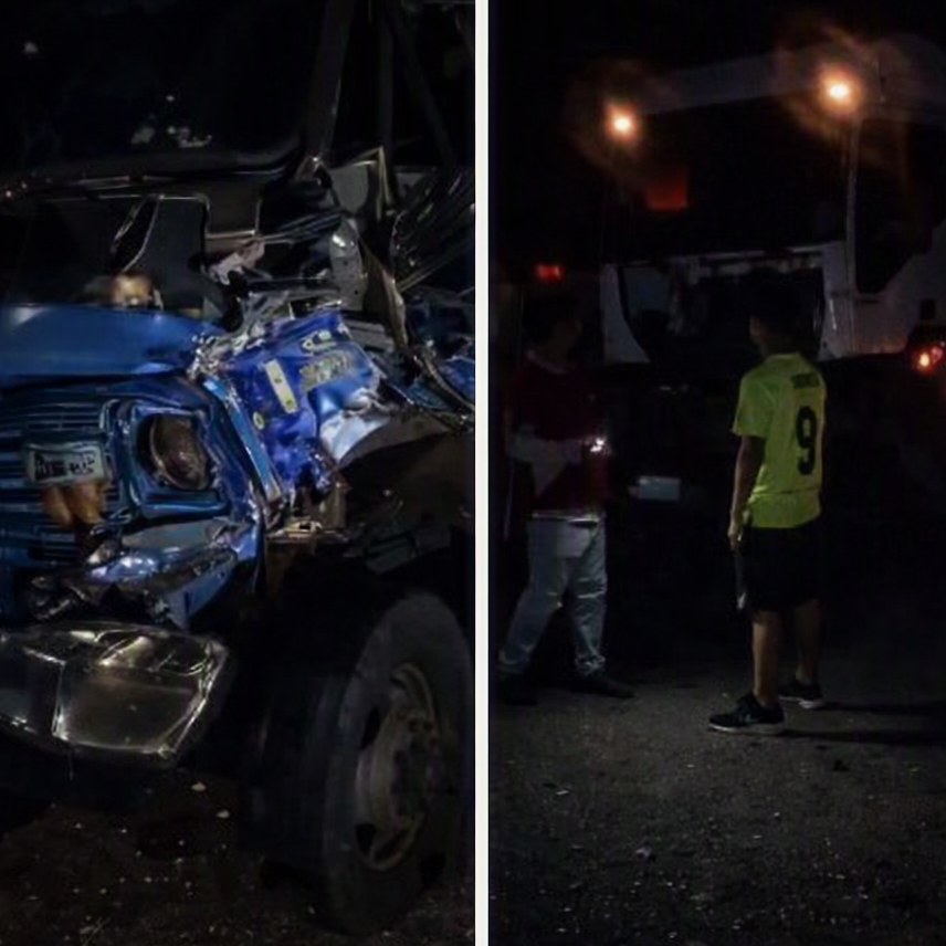 Frontera Digital,  Sucesos,  Triple accidente dejó 14 heridos en Obispo Ramos de Lora