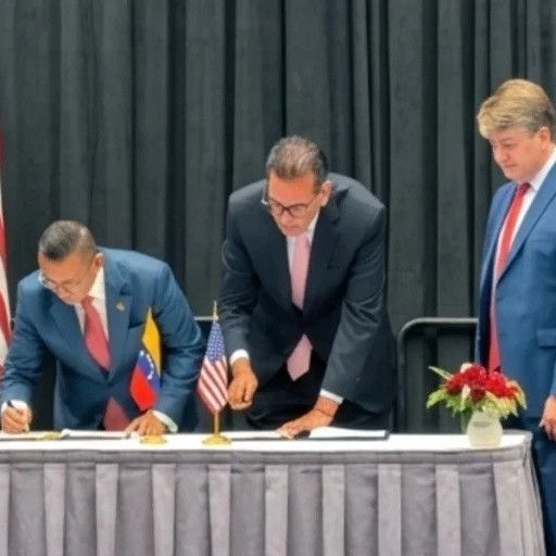 Frontera Digital,  Nacionales,  Venezuela suscribe acuerdos con Hunt Oil y SLB para impulsar desarrollo de campos petroleros