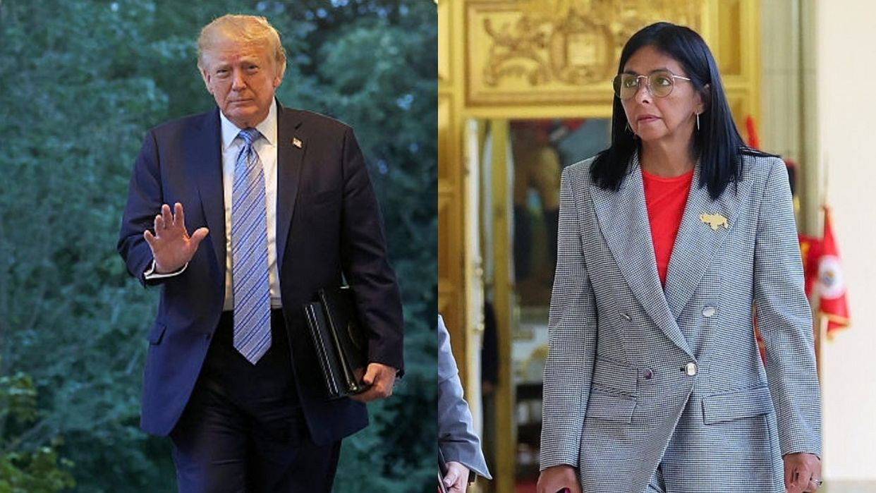 Diario Frontera, Frontera Digital,  Politica, ,Donald Trump y Delcy Rodríguez se reunirán la noche de este martes 22 de septiembre