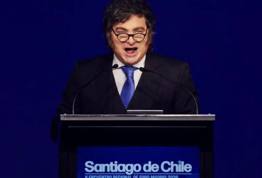 Diario Frontera, Frontera Digital,  Internacionales, ,Javier Milei pronuncia un discurso ante el Foro de Madrid. Santiago de Chile, 3 de septiembre de 2026. REUTERS - Pablo Sanhueza,"Las Malvinas son argentinas": Milei activará mecanismos 
para ejercer soberanía en las islas