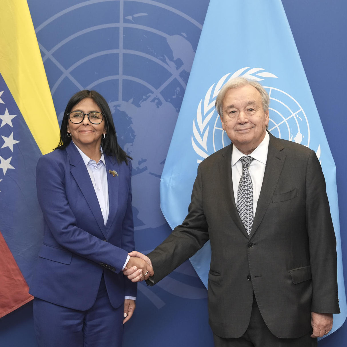 Frontera Digital, Diario Frontera, Delcy Rodríguez se reúne con el secretario general de la ONU
durante su primera jornada diplomática en Nueva York