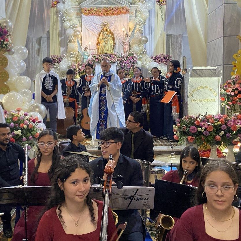 Frontera Digital, Diario Frontera, Orquesta Filarmónica “Aída Contreras” ofreció magistral concierto en honor a la Virgen de las Mercedes en Zea